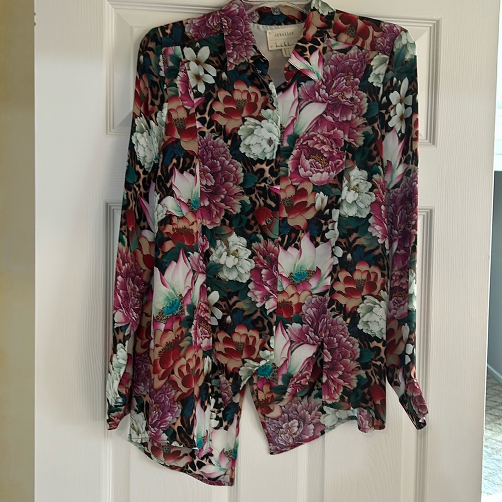 Nicole Miller silk blouse